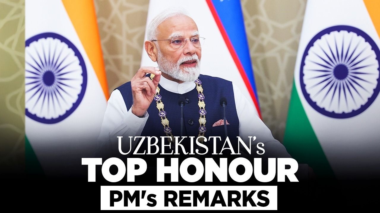 PM Modi's remarks upon being conferred the &lsquo;Oliy Darajali Do&rsquo;stlik&rsquo; Order in Tashkent