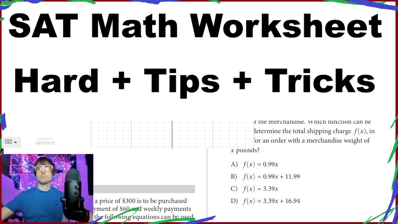Digital SAT Math: Hard + Tips + Tricks