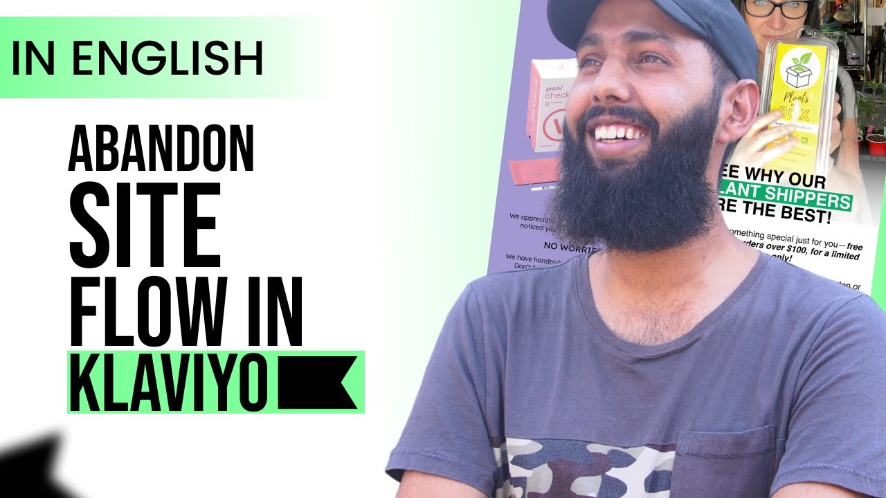 Abandon Site Flow in klaviyo | Pre purchase flows in klaviyo | Klaviyo Email Marketing Tutorials