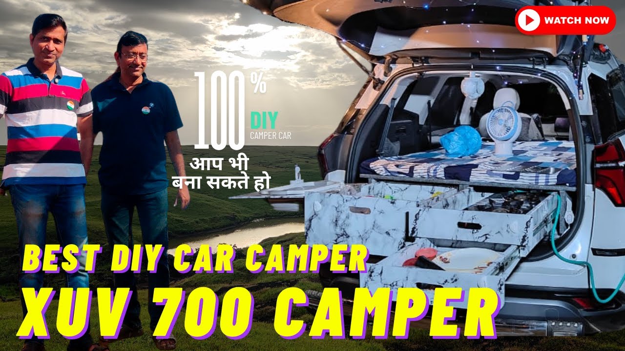 Mahindra XUV700 DIY Car Camping Setup 🚗⛺ | Kitchen + Bed in 1 Car!  बजट वाला घर-घर वाला Idea!