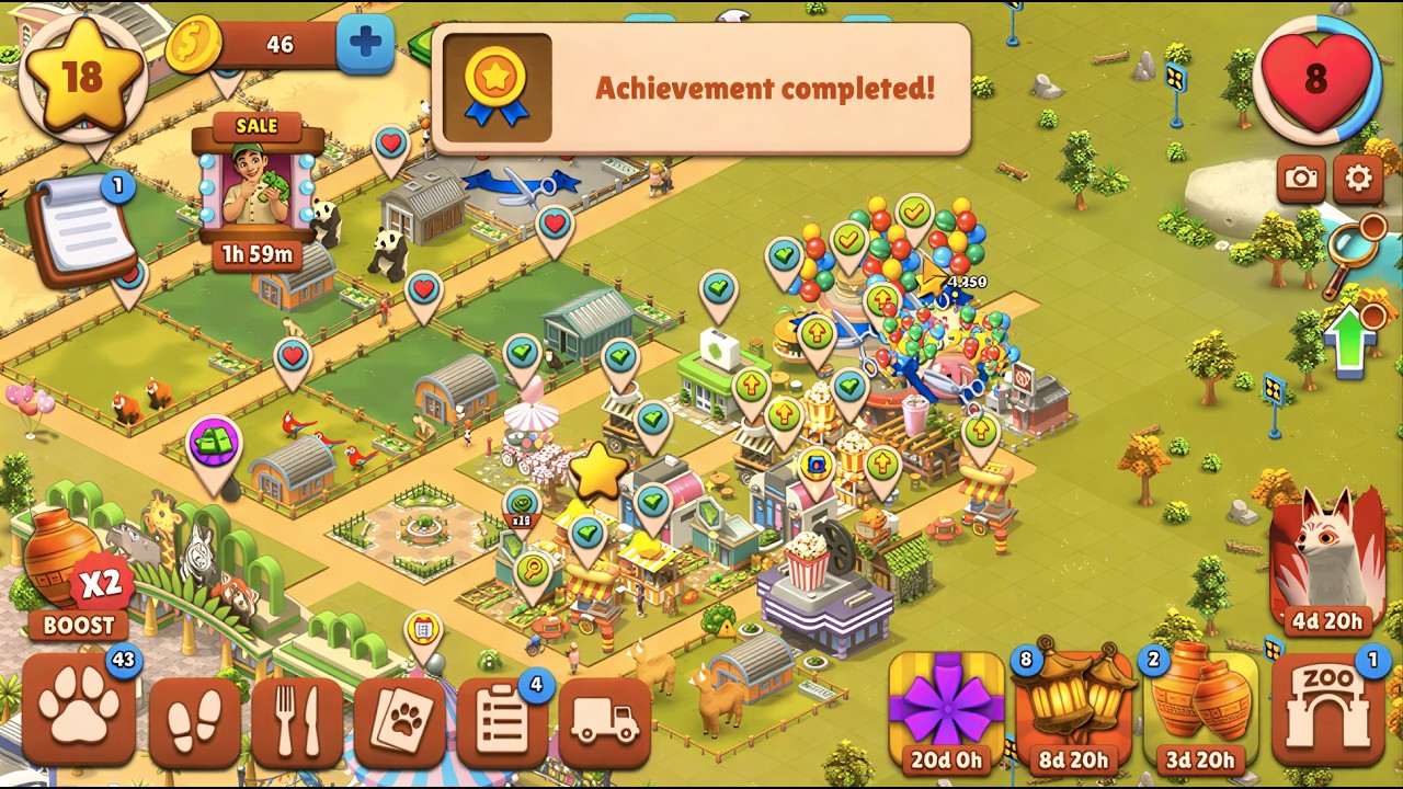 Zoo Island #12 – Reached Level 19