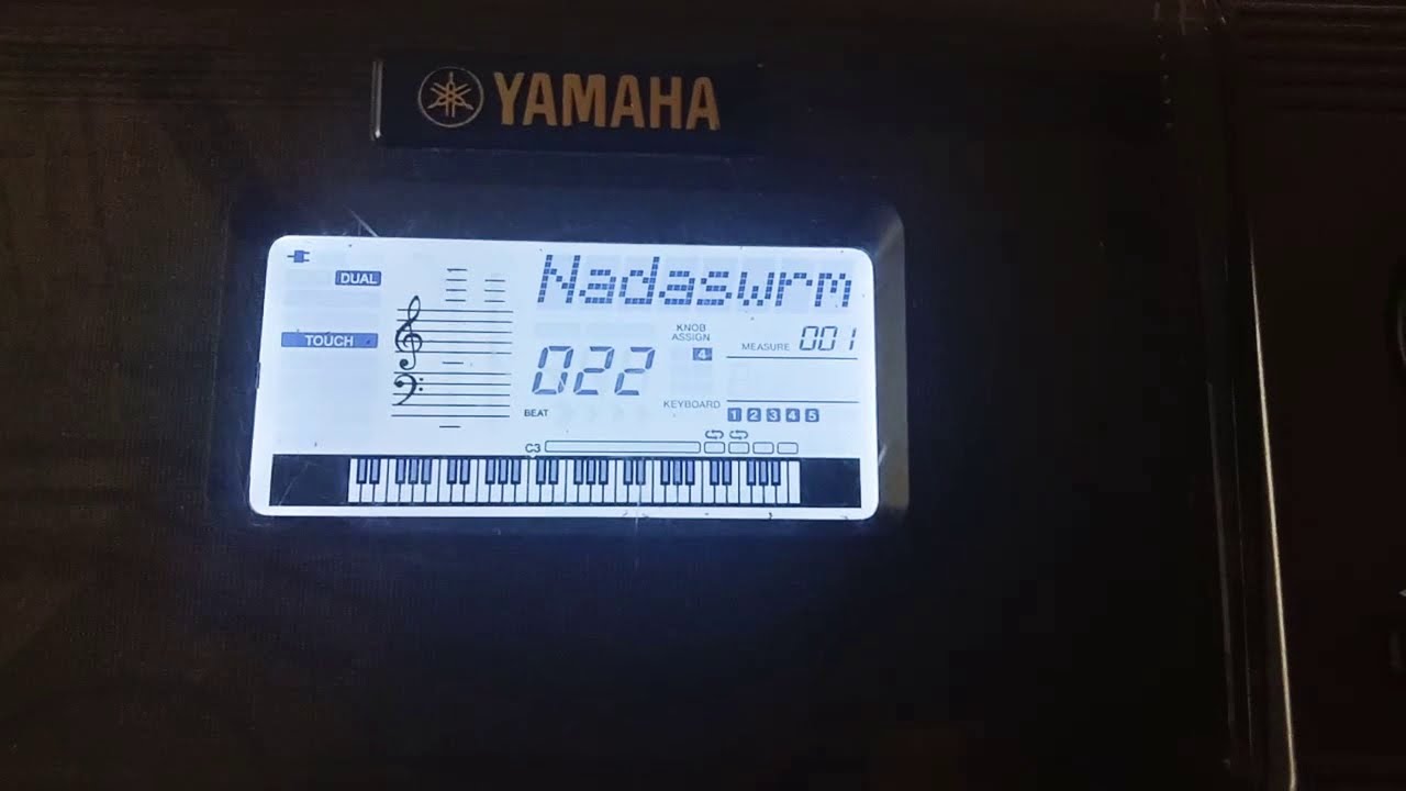 Nadaswaram voice created i500 yemaha keyboard