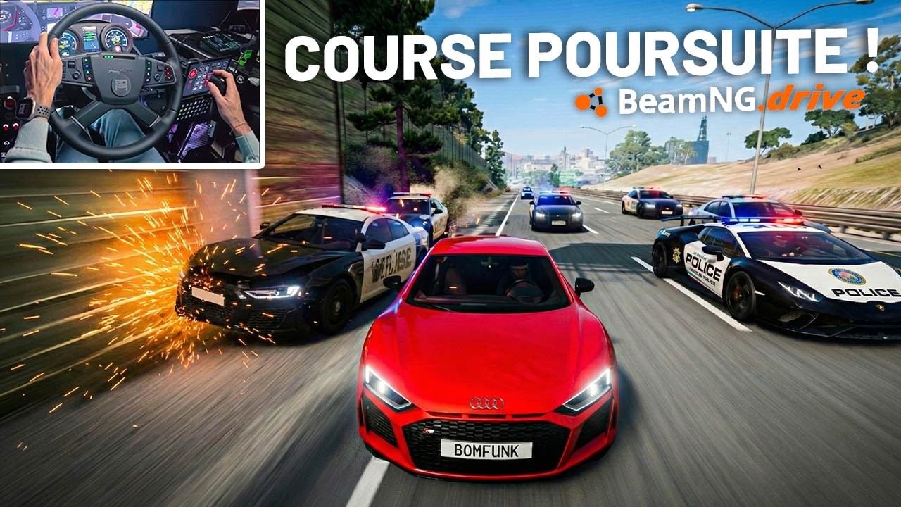 🚘 JUSQU’OÙ IRONT-ILS POUR ME STOPPER!? - BeamNG