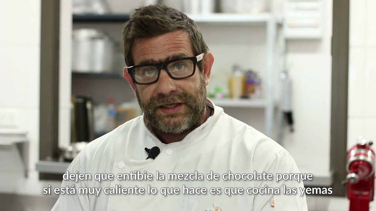 Receta: Mousse de Chocolate con  Aceite de Oliva SAURUS