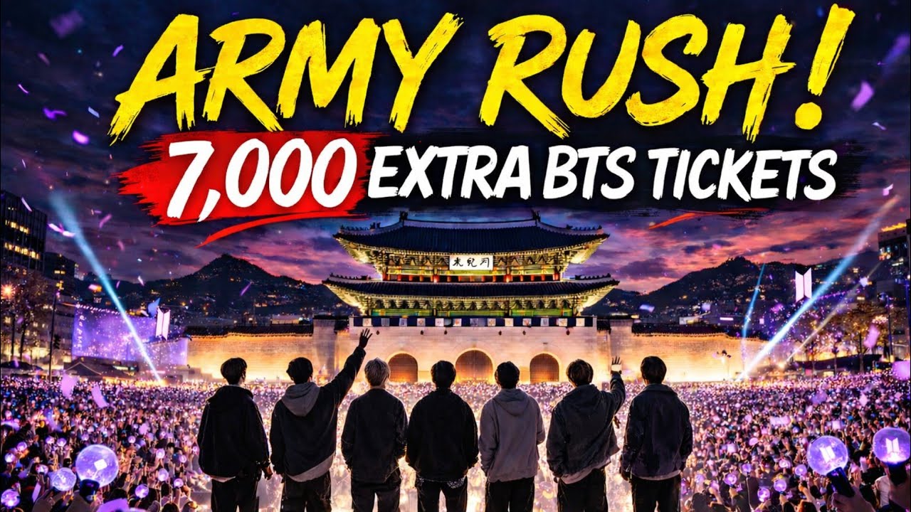 Концерт-возвращение BTS: открыто 7000 дополнительных билетов! Всё ещё недостаточно для ARMY??
