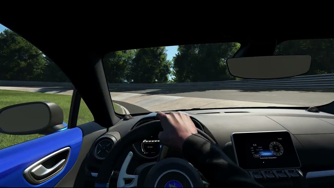 Assetto corsa evo , first run in alpine, greenhell