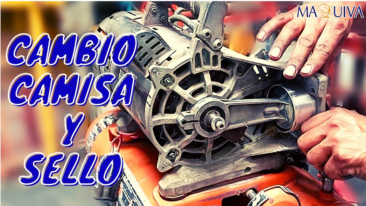 COMPRESOR RIDGID LIBRE DE ACEITE / REPARACIÓN CON ADAPTACIÓN DE PARTES