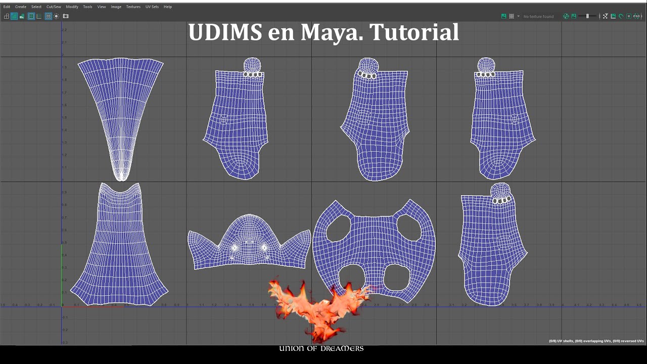 UDIMS en Maya y Substance Painter / UDIMS in Maya tutorial