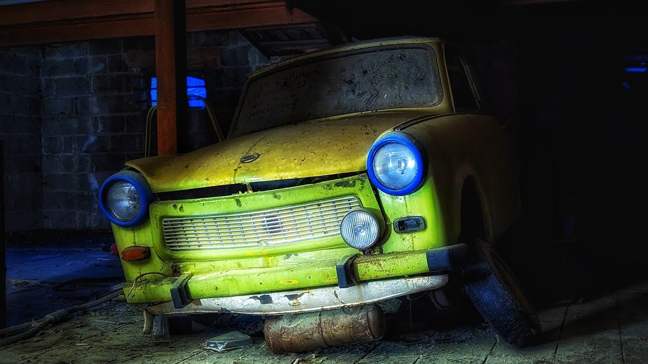 Der arme kleine Trabi😔 Verlassener Hof voller Autos und Teilen! #trabi #lostplace #arcticwarrior