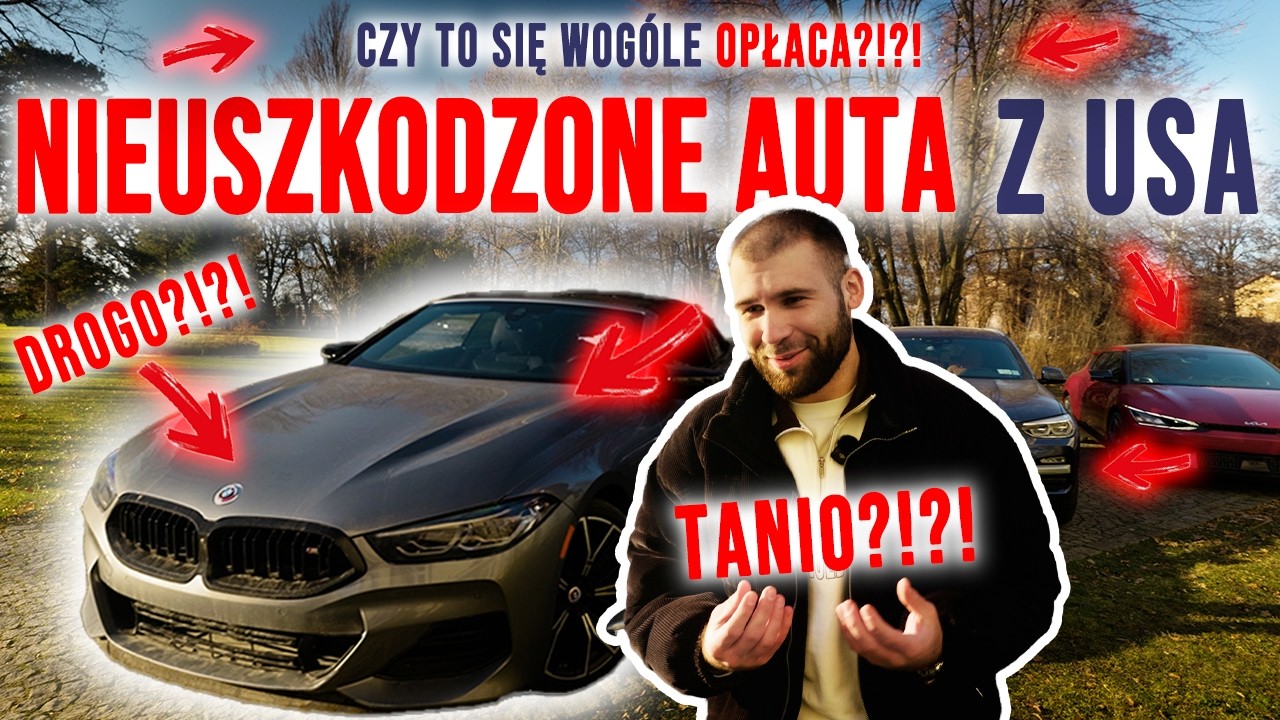 NIEUSZKODZONE AUTA Z USA?!?! TO MOŻLIWE! ZOBACZ! ---- BMW M850I, KIA EV6 ORAZ BMW X3 TYLKO Z USCARS