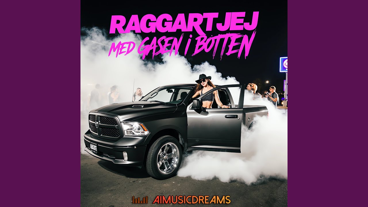 Raggartjej med gasen i botten
