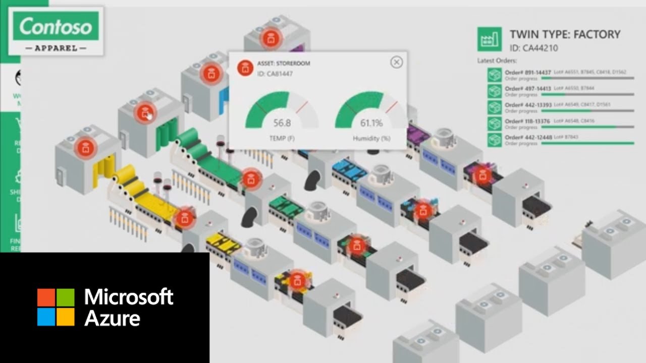 Демонстрация Azure Digital Twins | Создание копий реальных сред