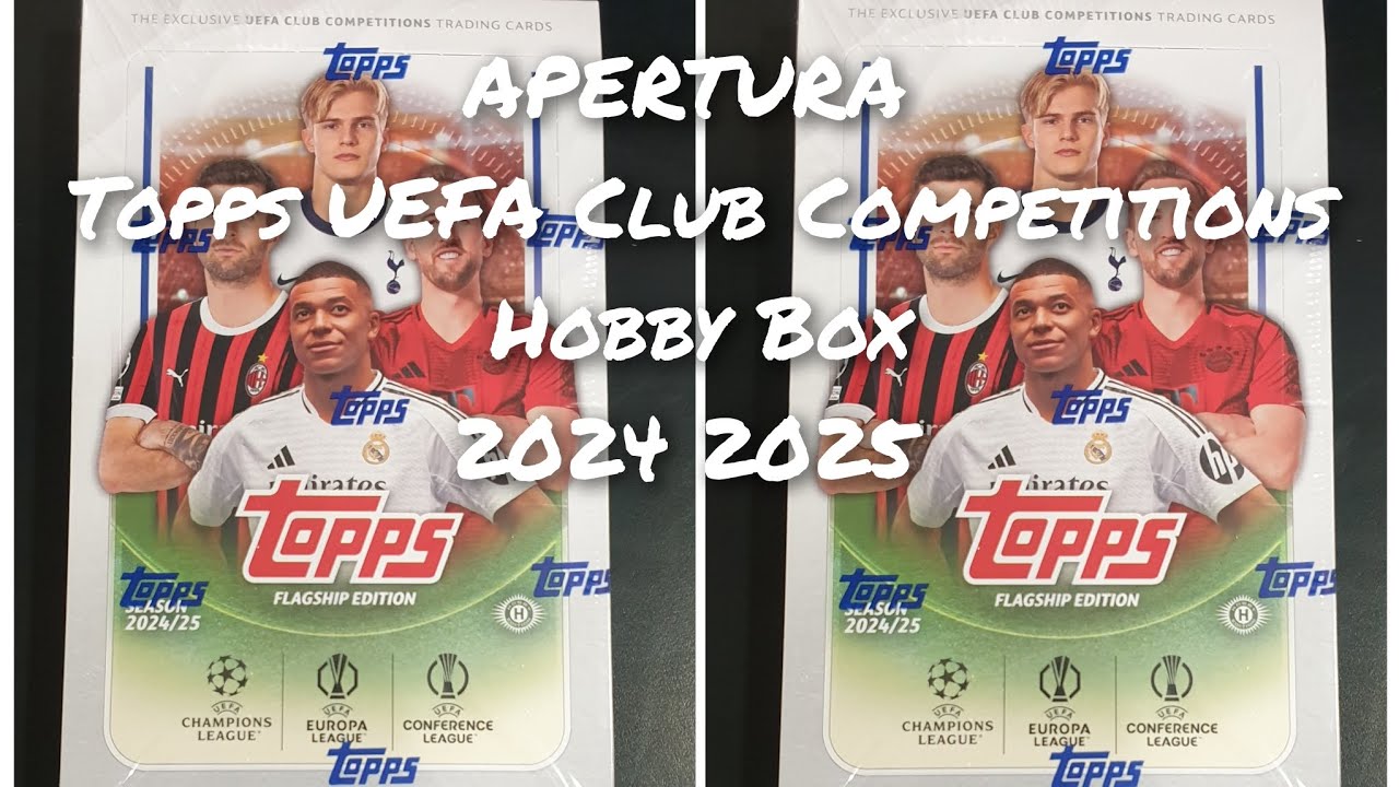 APERTURA TOPPS UEFA CLUB COMPETITIONS HOBBY BOX 2024 2025 / CONSEGUIMOS UN AUTOGRAFO DE UNA LEYENDA
