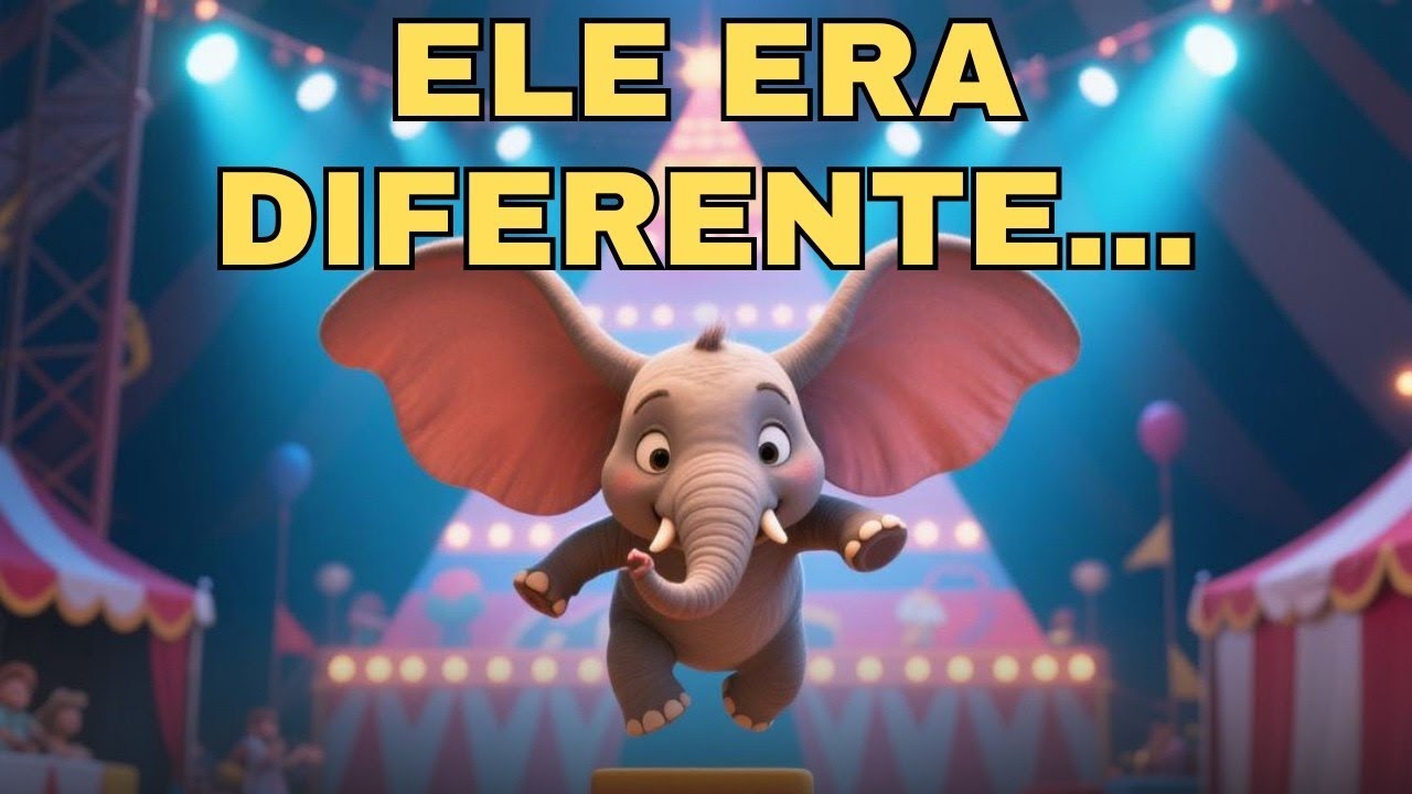 DUMBO 🐘✨ O ELEFANTE QUE APRENDEU A VOAR | Uma História Sobre Coragem e Superação