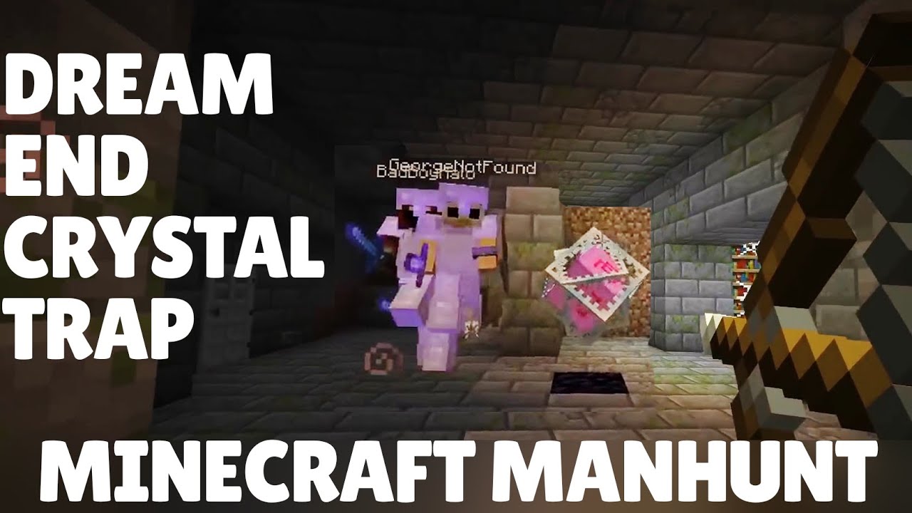 Dream Kills Three Hunters With an End Crystal Trap + the Confusion After - Minecraft Manhunt