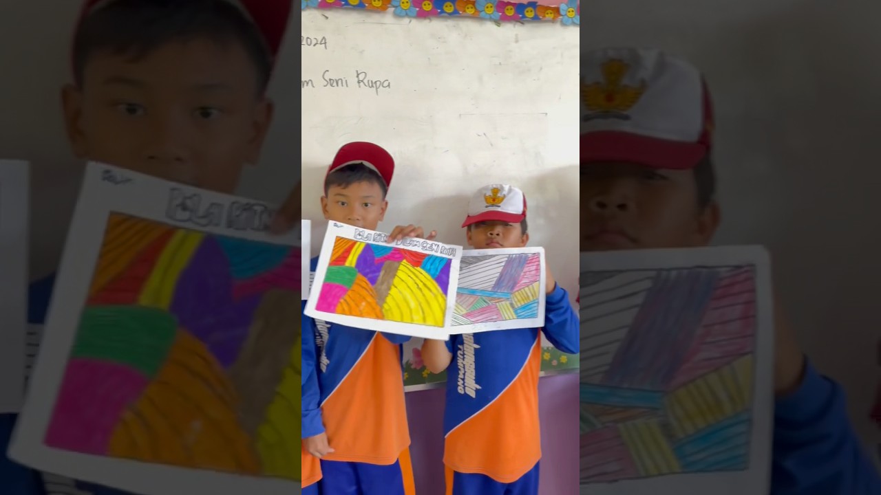 Materi Seni Rupa Kelas 5  Menggambar Pola Ritme #kelas5 #senirupa #gurukreatif #fyp