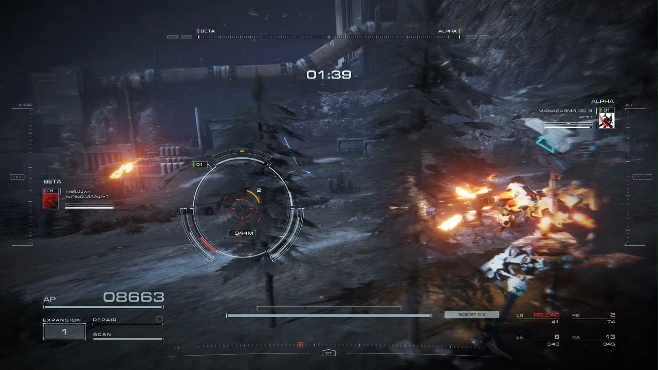 座薬軽2VS二刀流中逆　ARMORED CORE VI FIRES OF RUBICON
