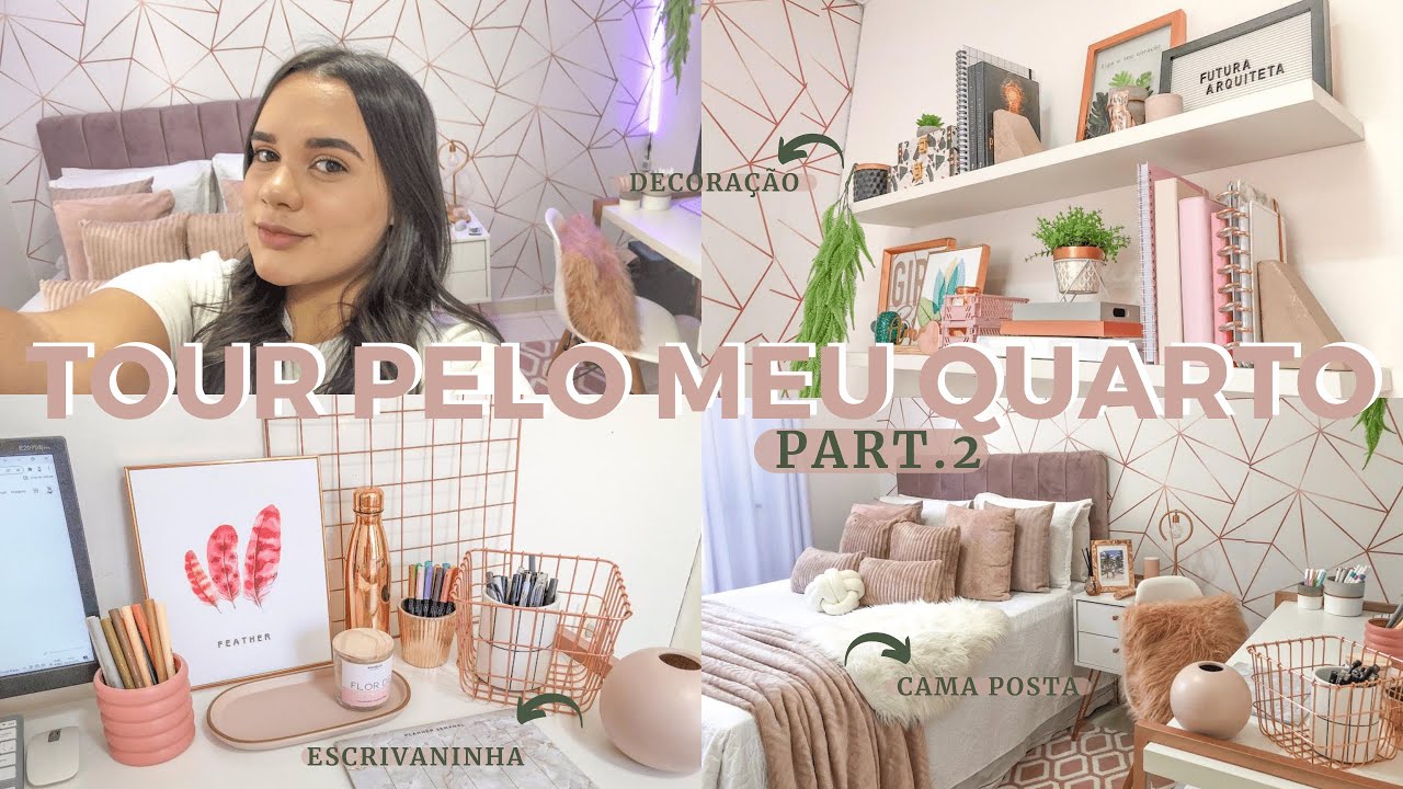 tour pelo meu quarto estilo pinterest parte 2