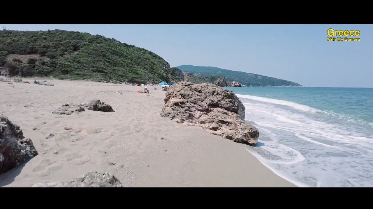 Greece - Pelion - Melani Beach - Πήλιο - Άγρια Ομορφιά, Καταγάλανα νερά - Παραλία Μελανή - 4K