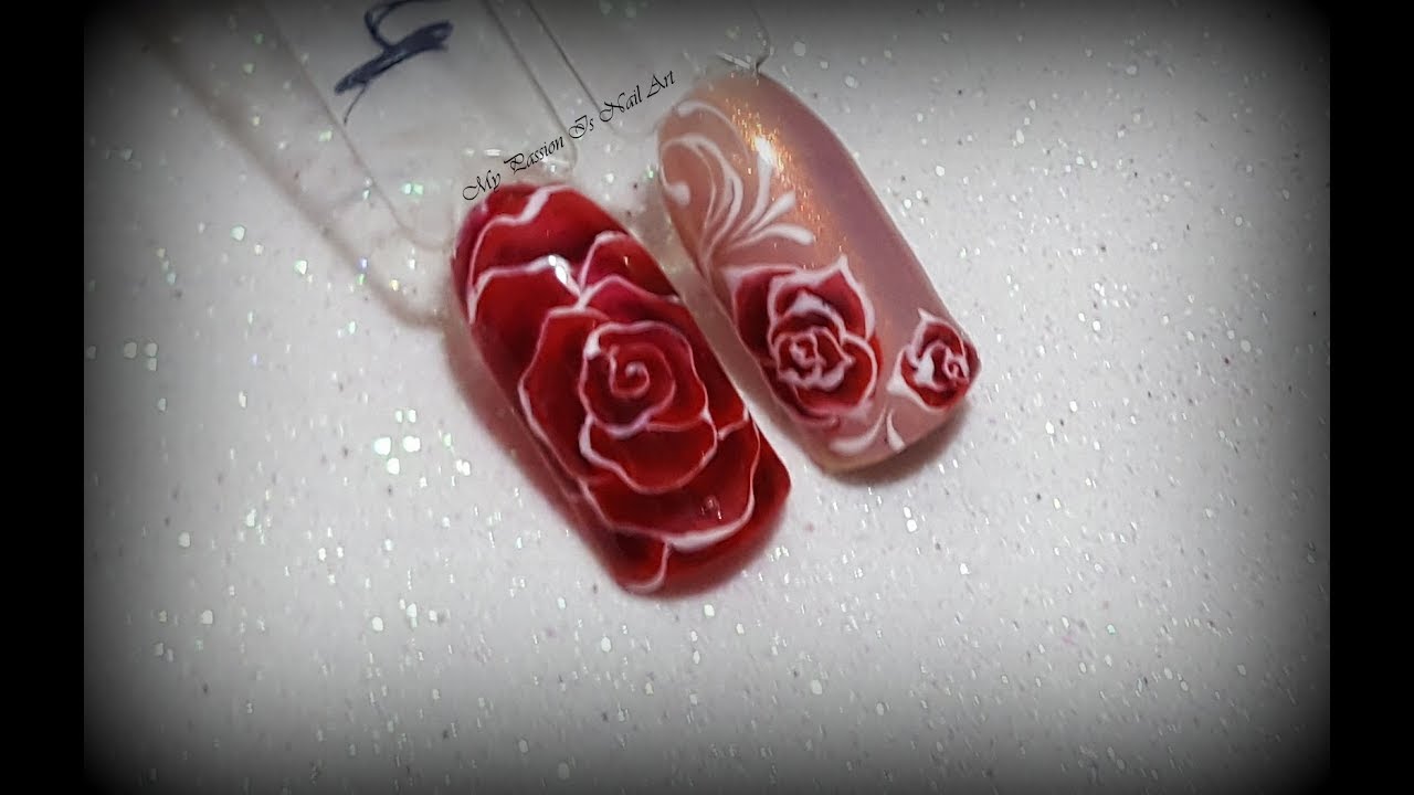 Tutorial rose sfumate in gel - 2 ways to make gel shaded roses