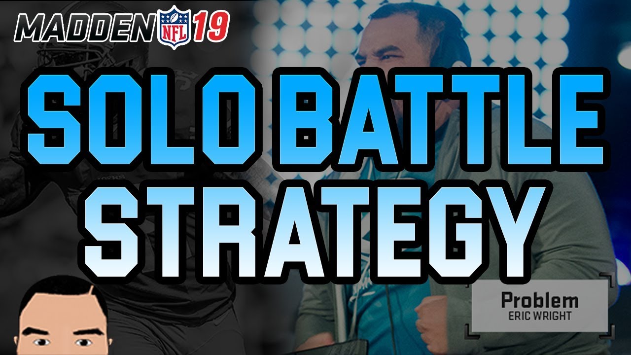 MADDEN 19: SOLO BATTLE STRATEGY (EASY 24K POINTS)!!!