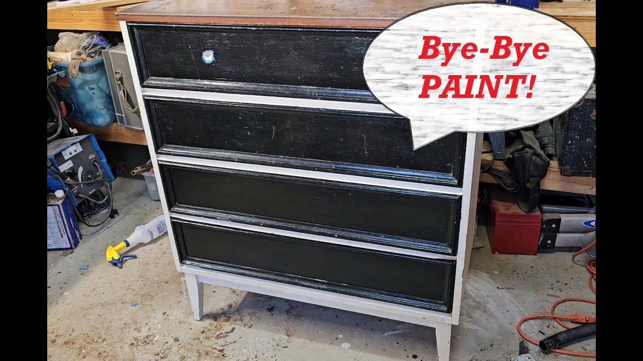 Restoration Of A Mid Century Walnut Dresser