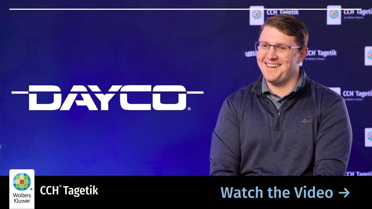 How Dayco cut their financial close period by 33% with CCH® Tagetik