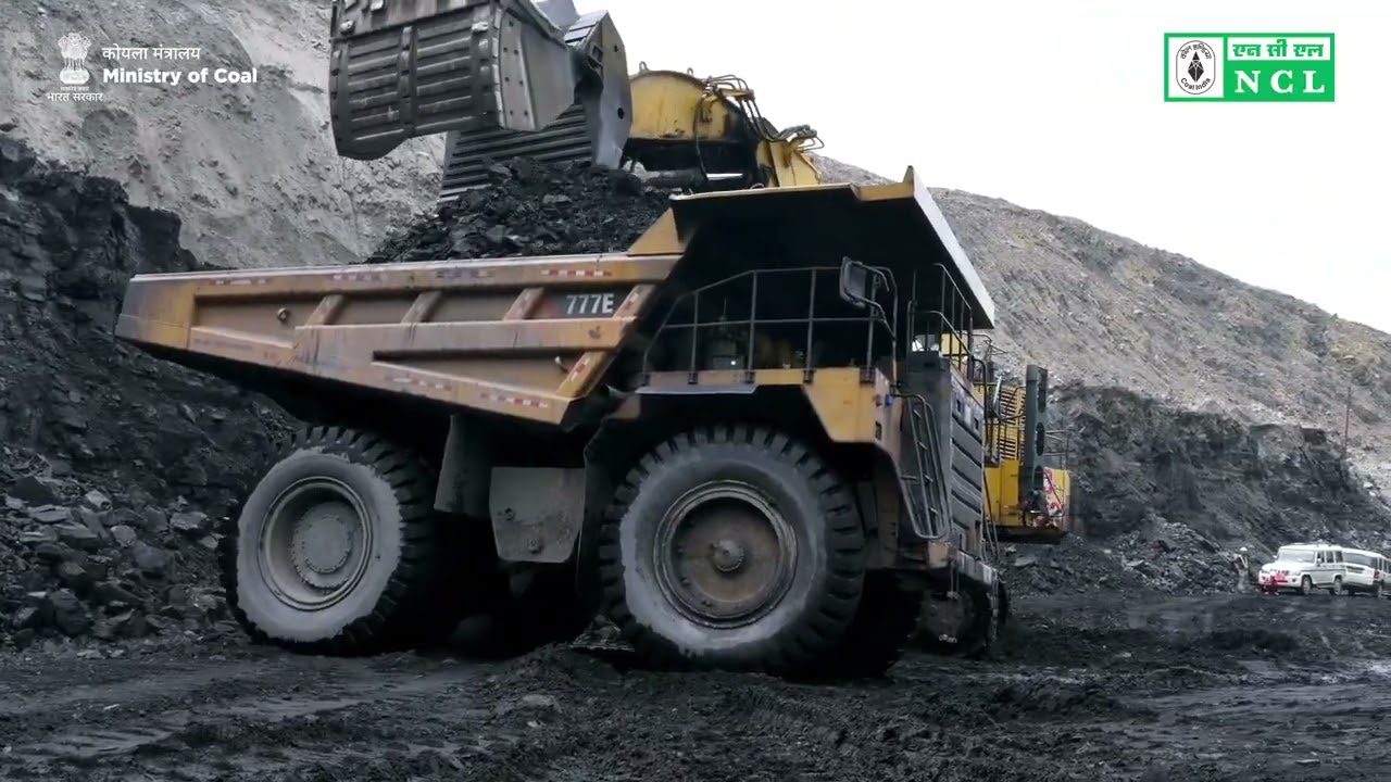 Heavy Machines in action in the Mega Mines of NCL