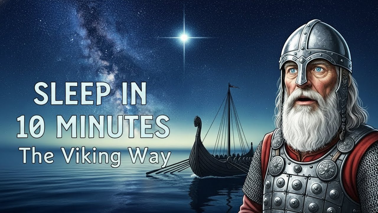 Sleep Story for Adults Drifting North 🌧️ The Viking Voyage Ocean Sounds & Rain