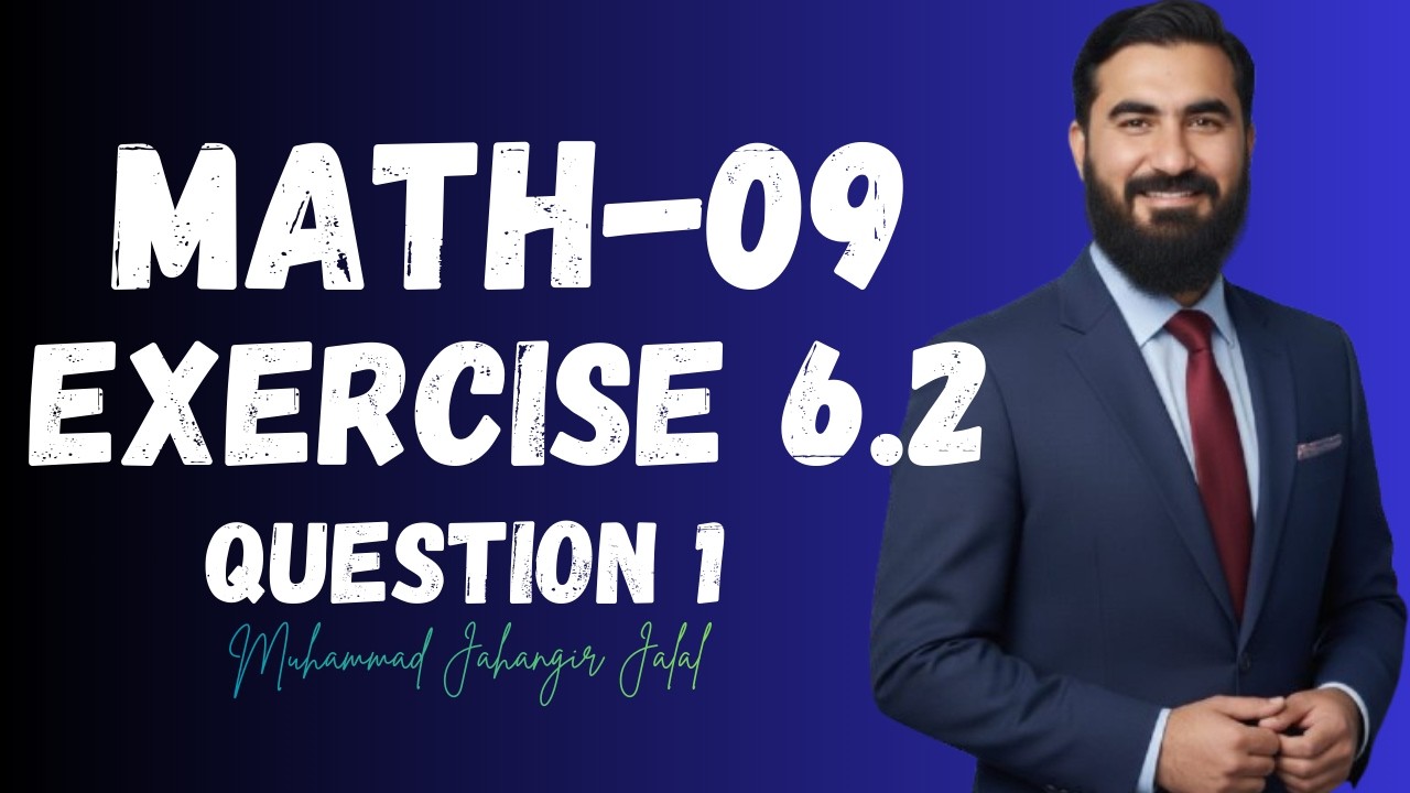 9th Class Math | Ex 6.2 Q1 Trigonometric Ratios | Chapter 6 | PCTB | MathLab281