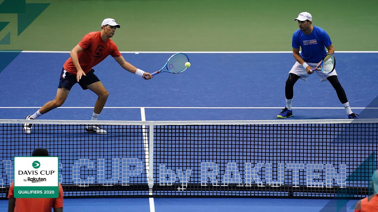 Bryan Brothers Team USA Practice Session | Davis Cup 2020 Qualifier