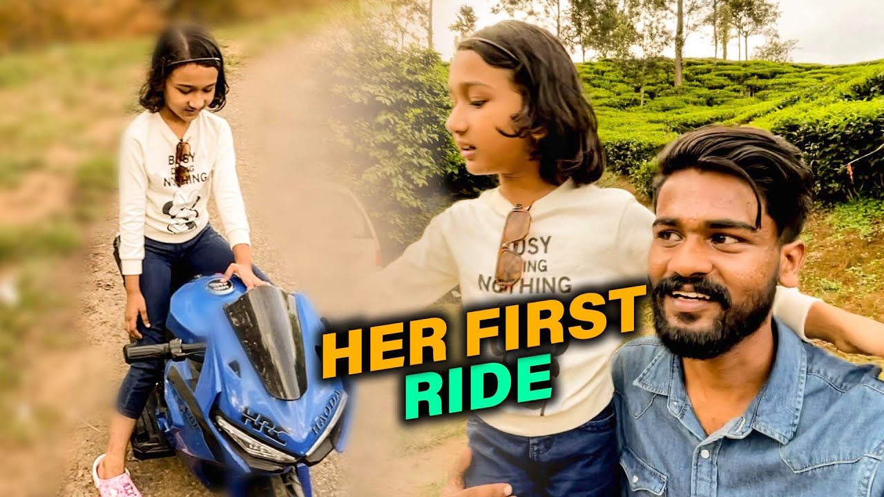 zaiba’s first super bike ride 🏍 | @lerashivlog