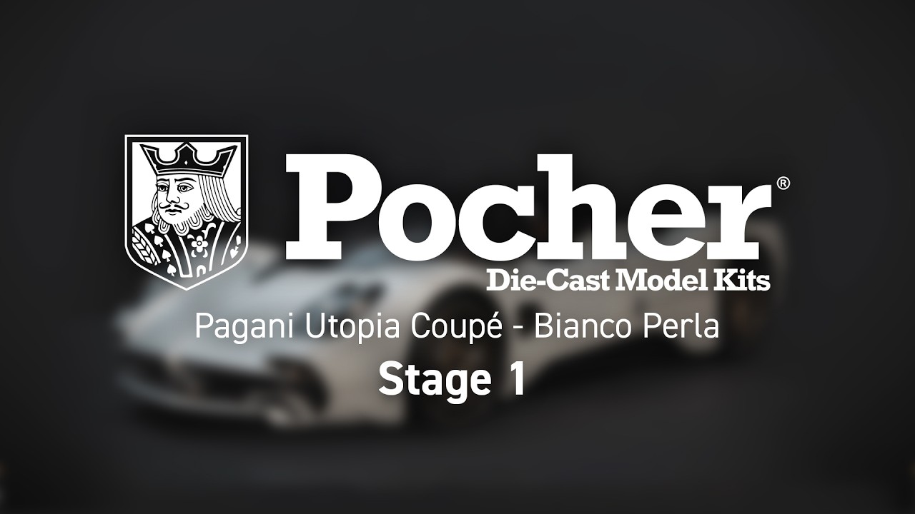 Pocher | Pagani Utopia Coupé - Bianco Perla | Build Stage 1