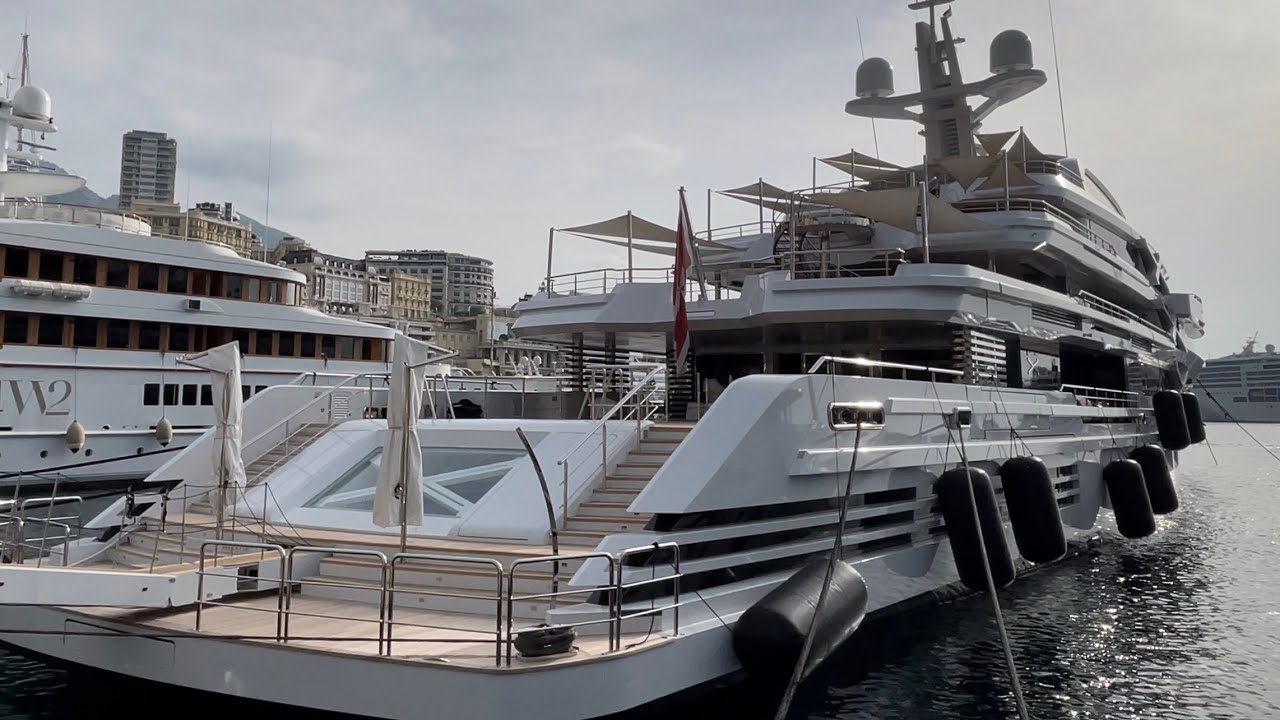 2022 built by  Golden Yachts  PROJECT  X Superyacht return in  Monaco@archiesvlogmc