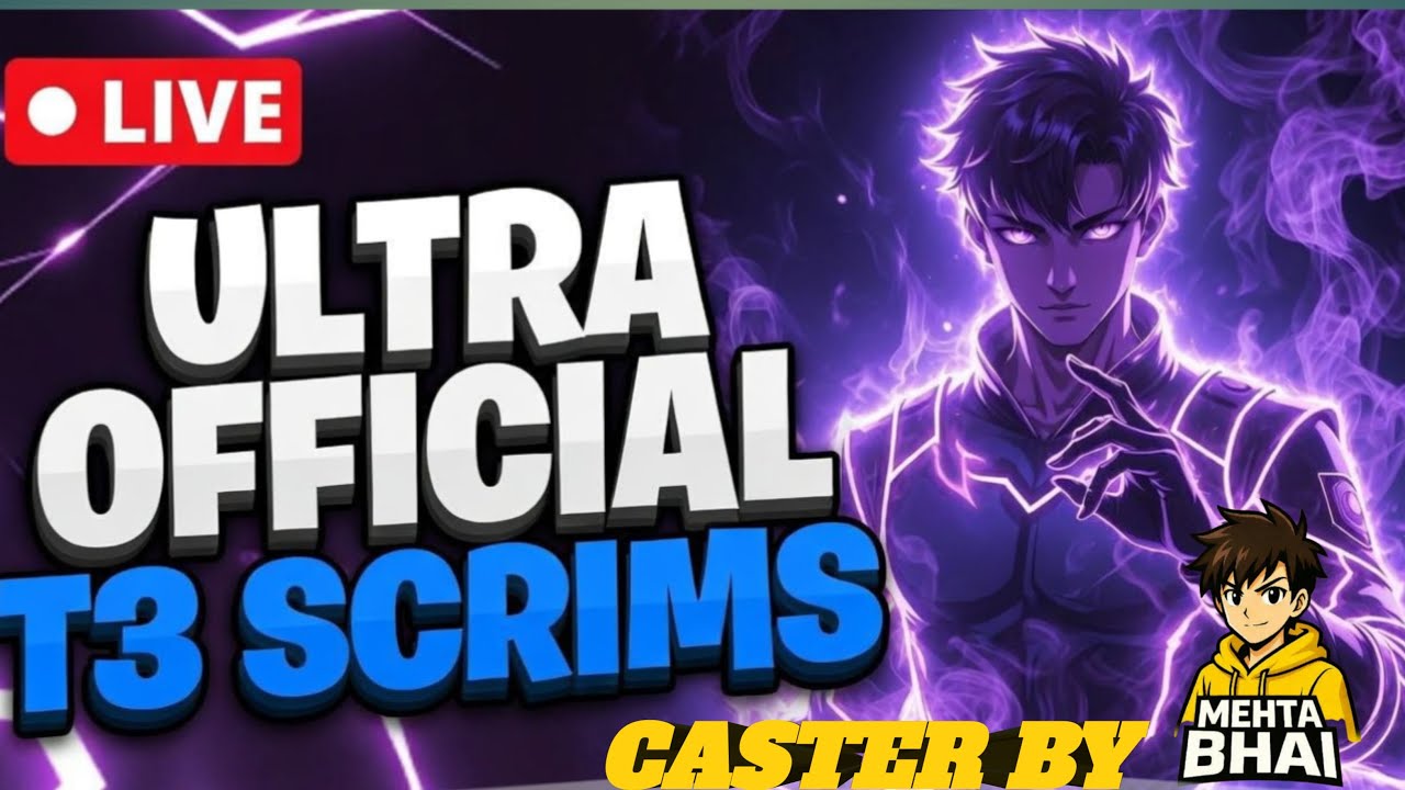 HINDI] ULTRA OFFICIAL T3 SCRIMS LIVE DAY 06 || SCARFALL 2.0 LIVE STREAMING casting by @drsbaghi