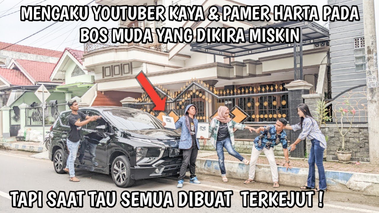 MENGAKU YOUTUBER KAYA & PAMER HARTA PADA BOS MUDA YANG DIKIRA MISKIN,TAPI SAAT TAU SEMUA TERKEJUT !