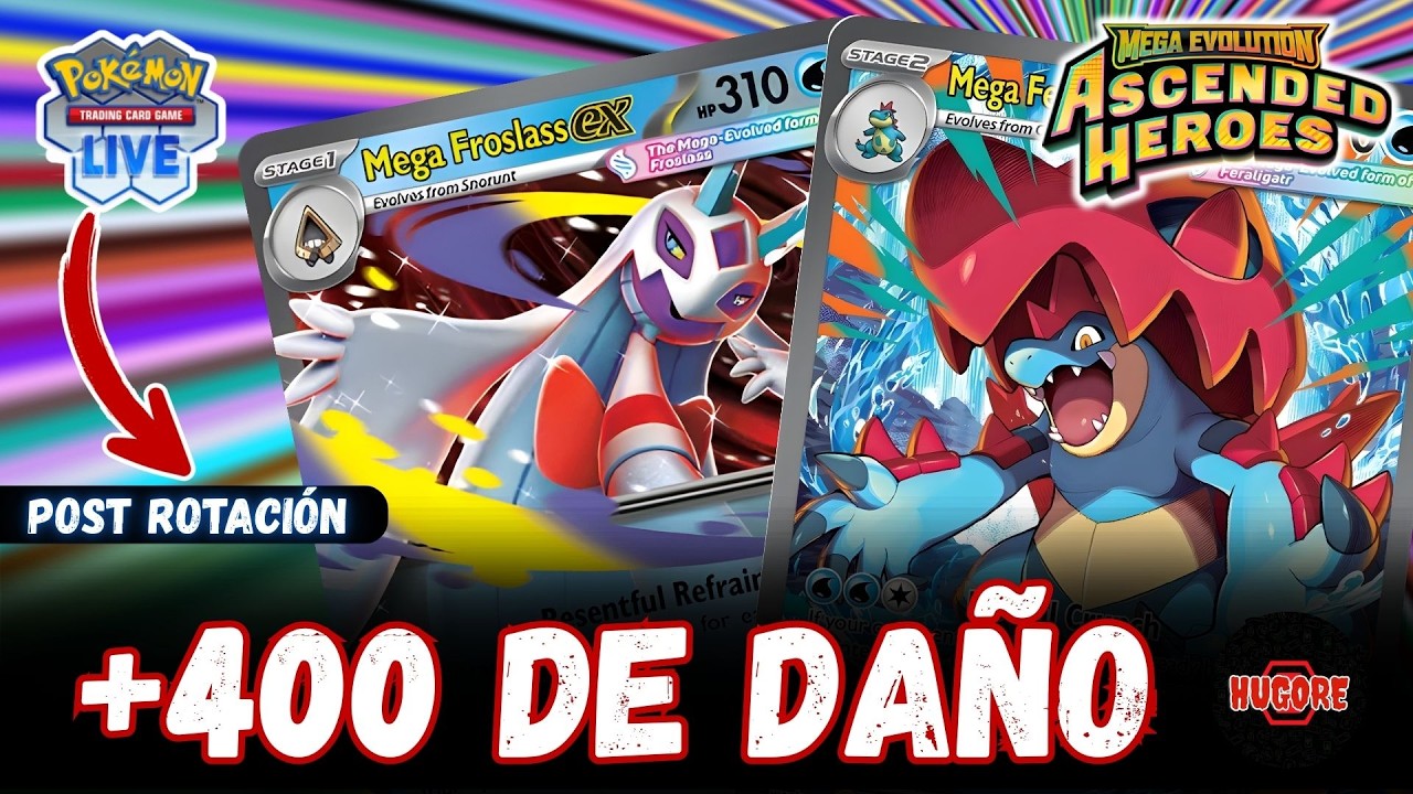 El mazo que destruye el meta l Mega Feraligatr POST ROTACIÓN l Pokemon TCG LIVE