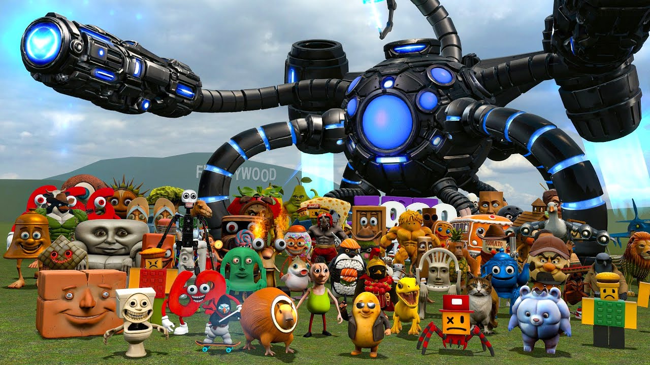 NEW OMNIDROID V.X17: FINAL FORM vs ALL BRAINROT MEMES! — The Incredibles Roblox in Garry’s Mod