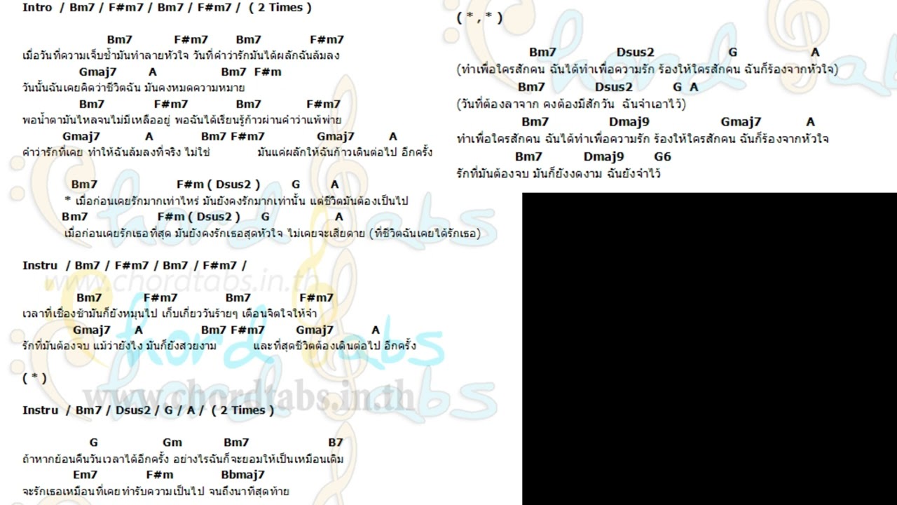Bodyslam   ความรัก [ Guitar Backing track ]