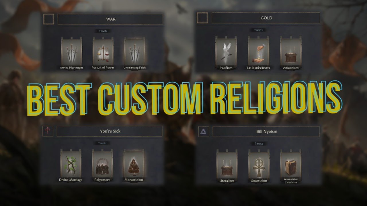 Hands Down the BEST Custom Religions in Crusader Kings 3