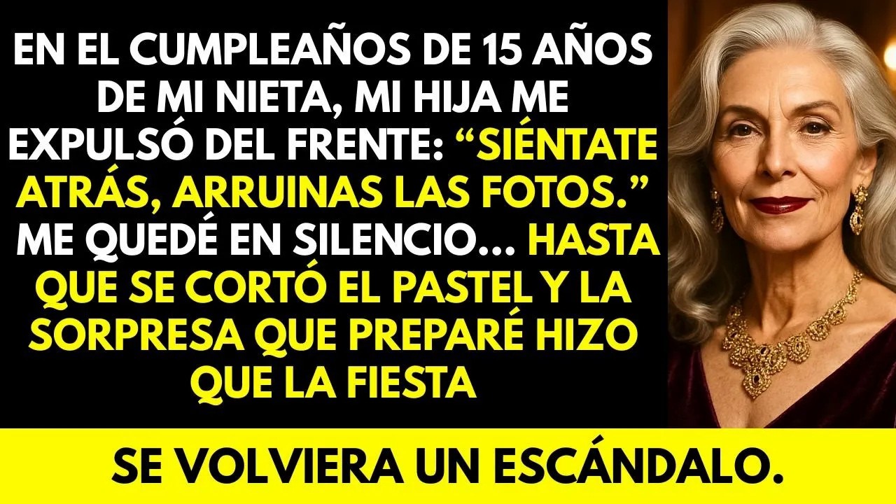 En el cumpleaños de Mi Nieta Mi Hija me humilló; al cortar el pastel, Mi sorpresa arruinó la fiesta