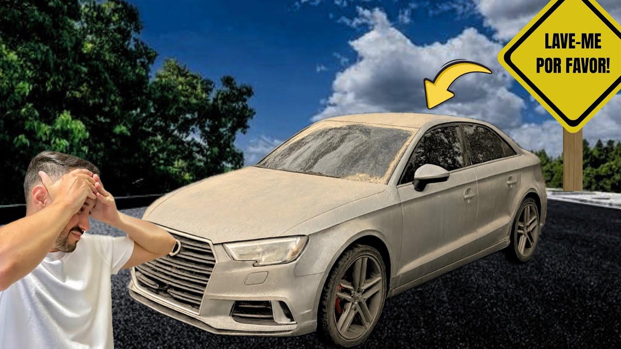 FAZENDO FULL DETAIL NO A3 BARATO DE LEILÃO! 