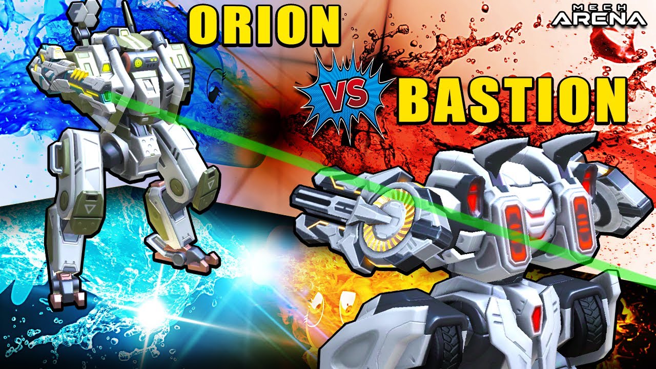 Can ORION Take Down a MAXED BASTION with ONE HIT? - Mech Arena