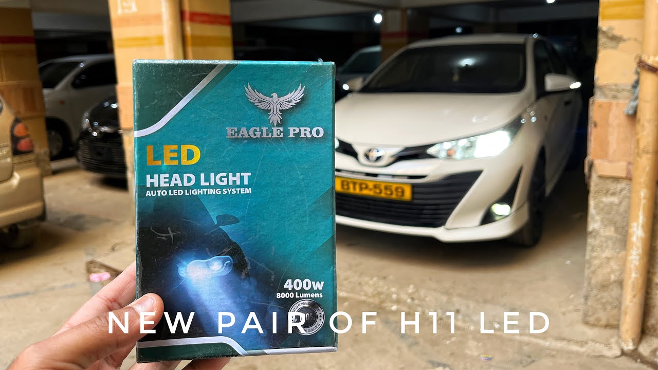 Brightest 400W H11 Led Installed In Yaris | 9th Oil Change | Vlog