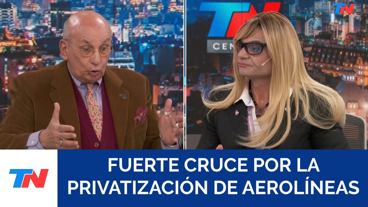 PRIVATIZACIÓN DE AEROLÍNEAS ARGENTINAS: fuerte cruce entre Dozo y Traniela Campolieto en TN Central