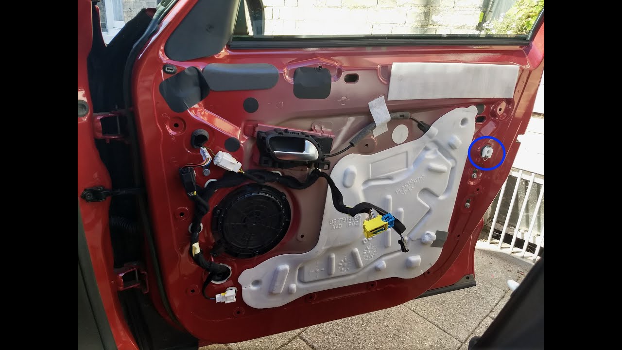 Citroen C4 Picasso Door Panel Removal & Speaker Removal 2013-2018