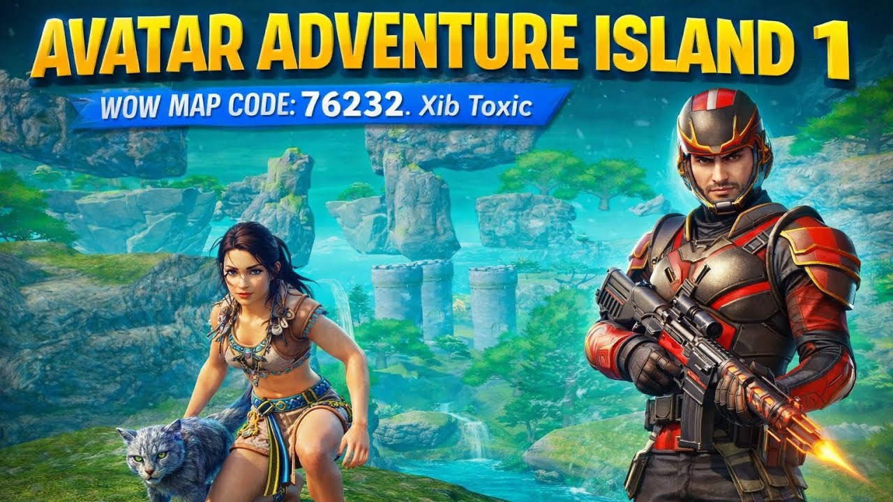 bgmi wow map code 76232 | AVATAR ADVENTURE ISLAND 1| BGMI WOW MAP CODE 76232 | code 76232
