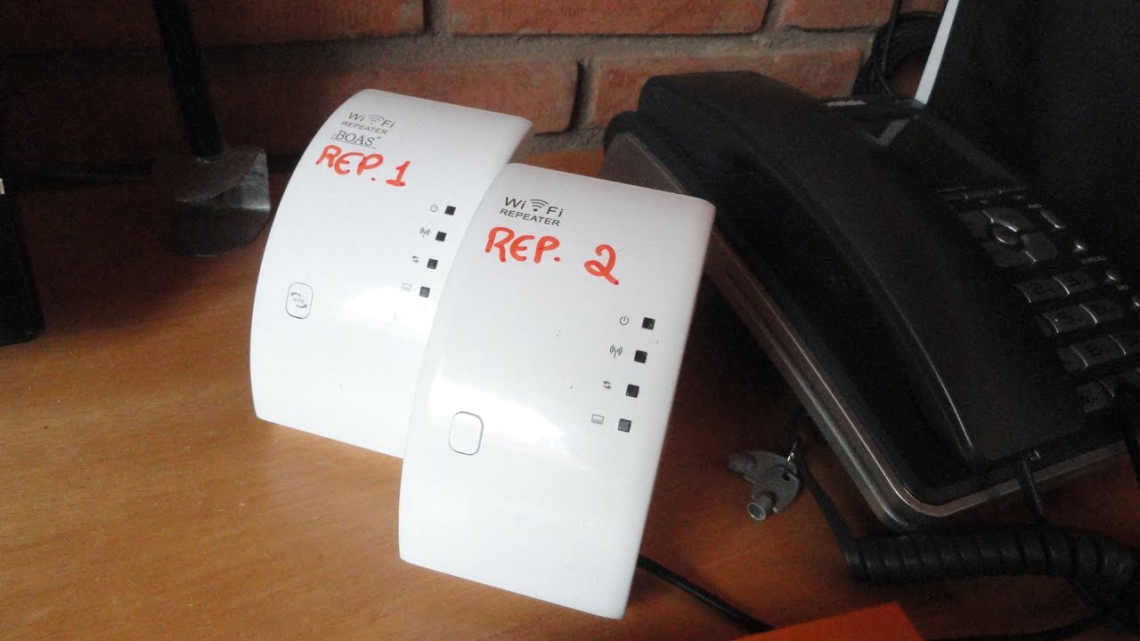 Configurando dois repetidores pelo computador