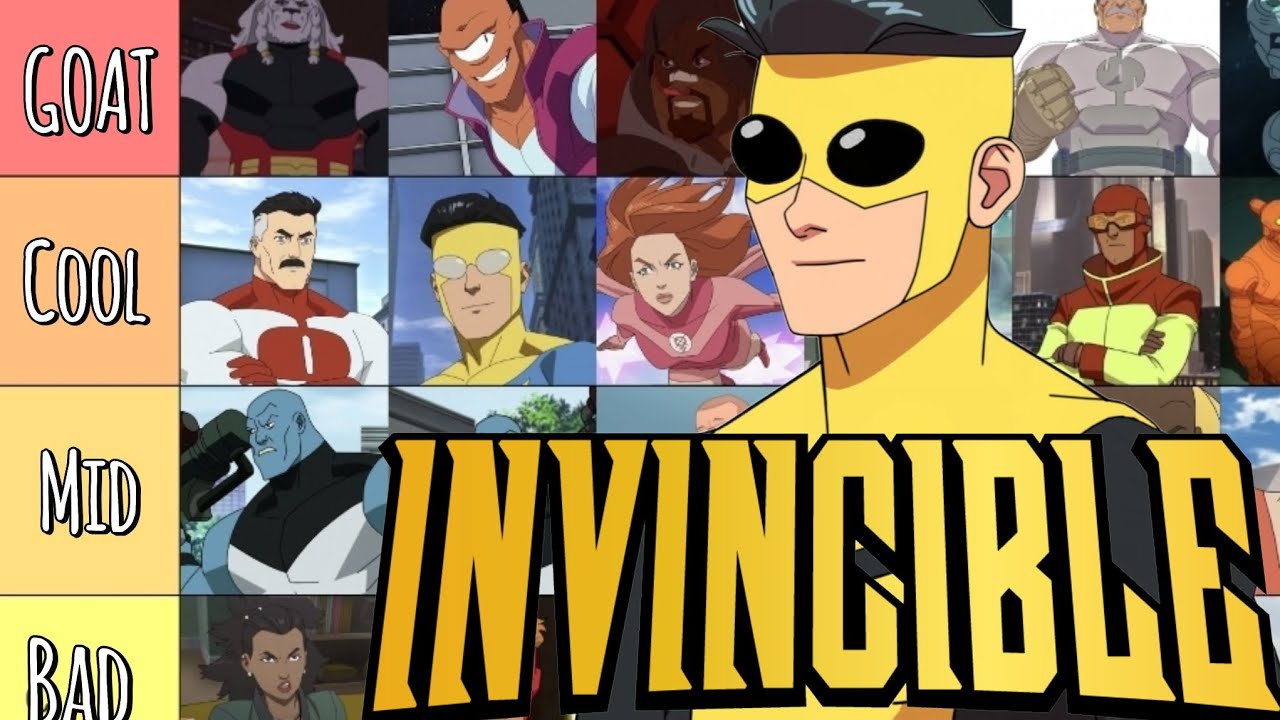 Invincible Characters Tier List - (Tier List Tuesday)
