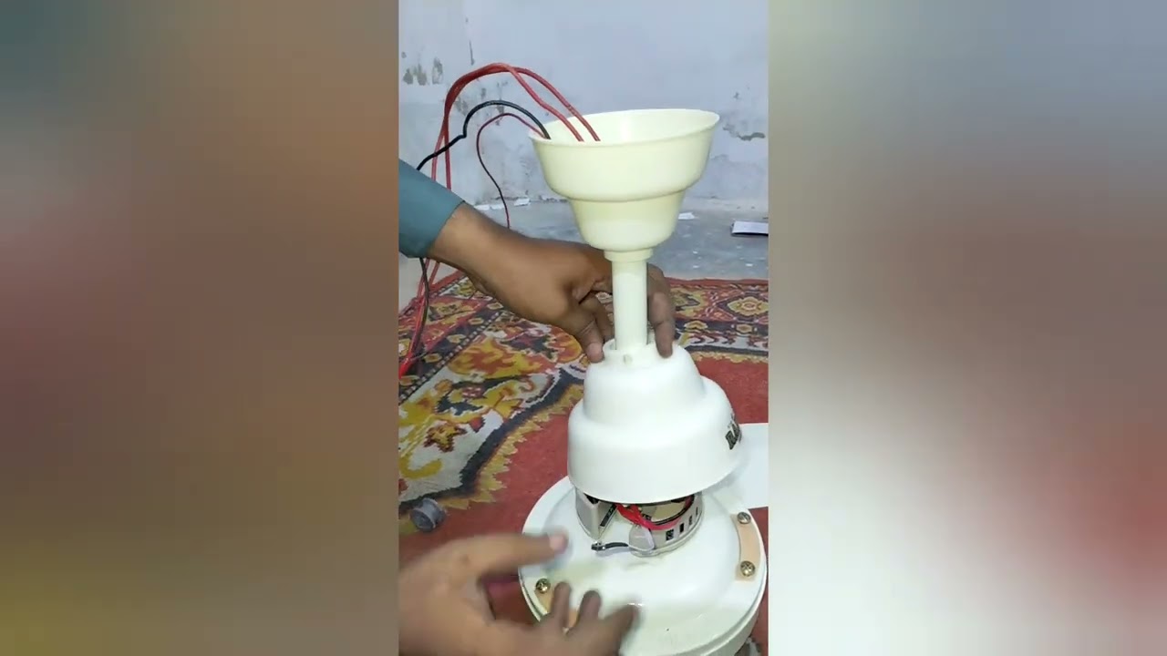 Ac/Dc 12 Volt Ceiling Fan Rado Full Installation